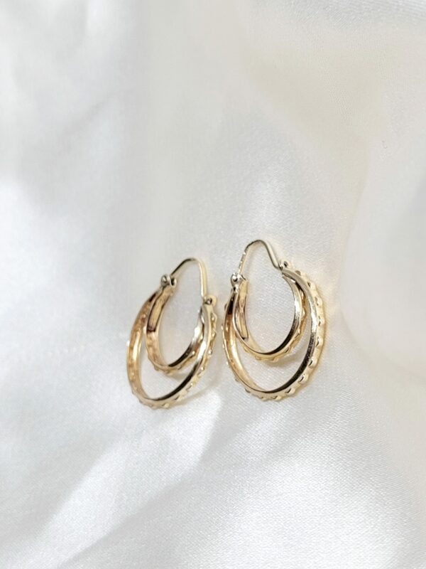 9K YELLOW GOLD HOOPS