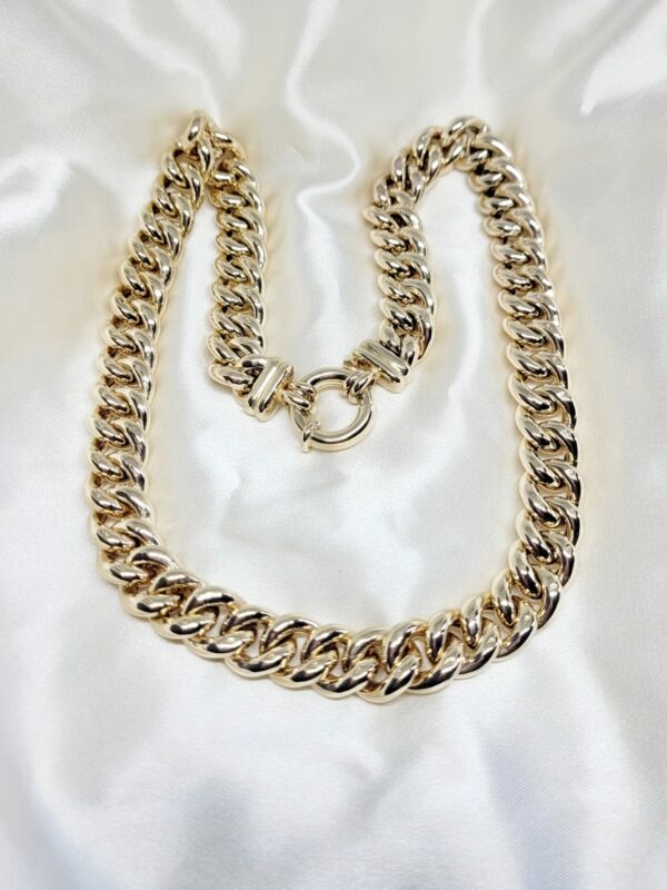 9K YELLOW GOLD NECKLACE